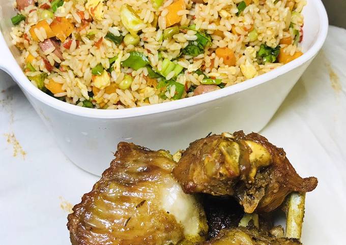 Egg stir fry rice Recipe by chef vickytee - Cookpad