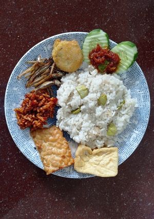 Foto resep Nasi liwet pete magicom