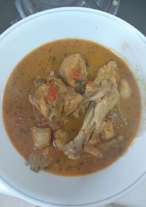 A picture of Chicken curry.