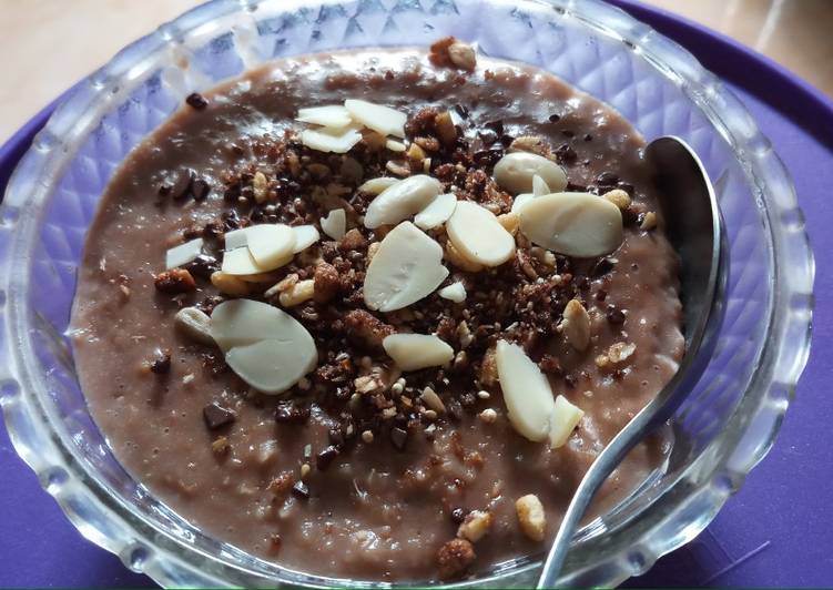 Oatmeal Coklat Pisang