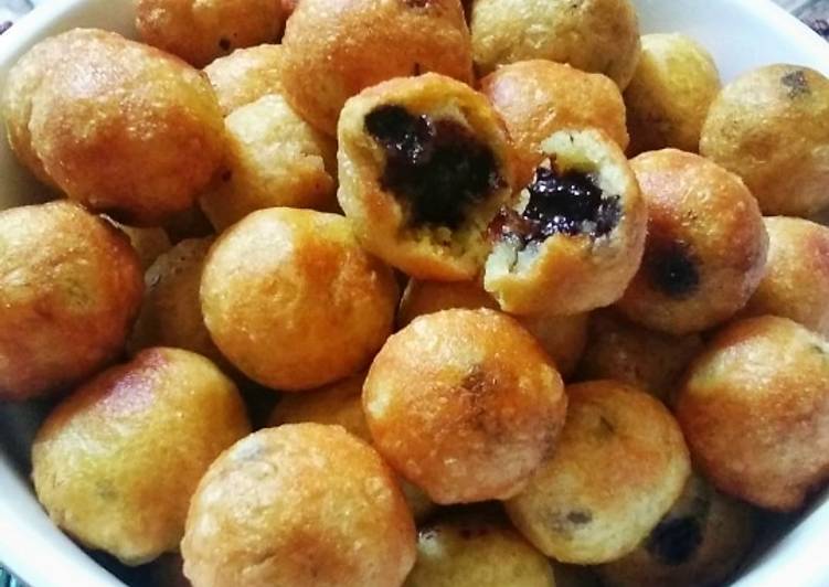 Bola-Bola Ubi Isi Coklat