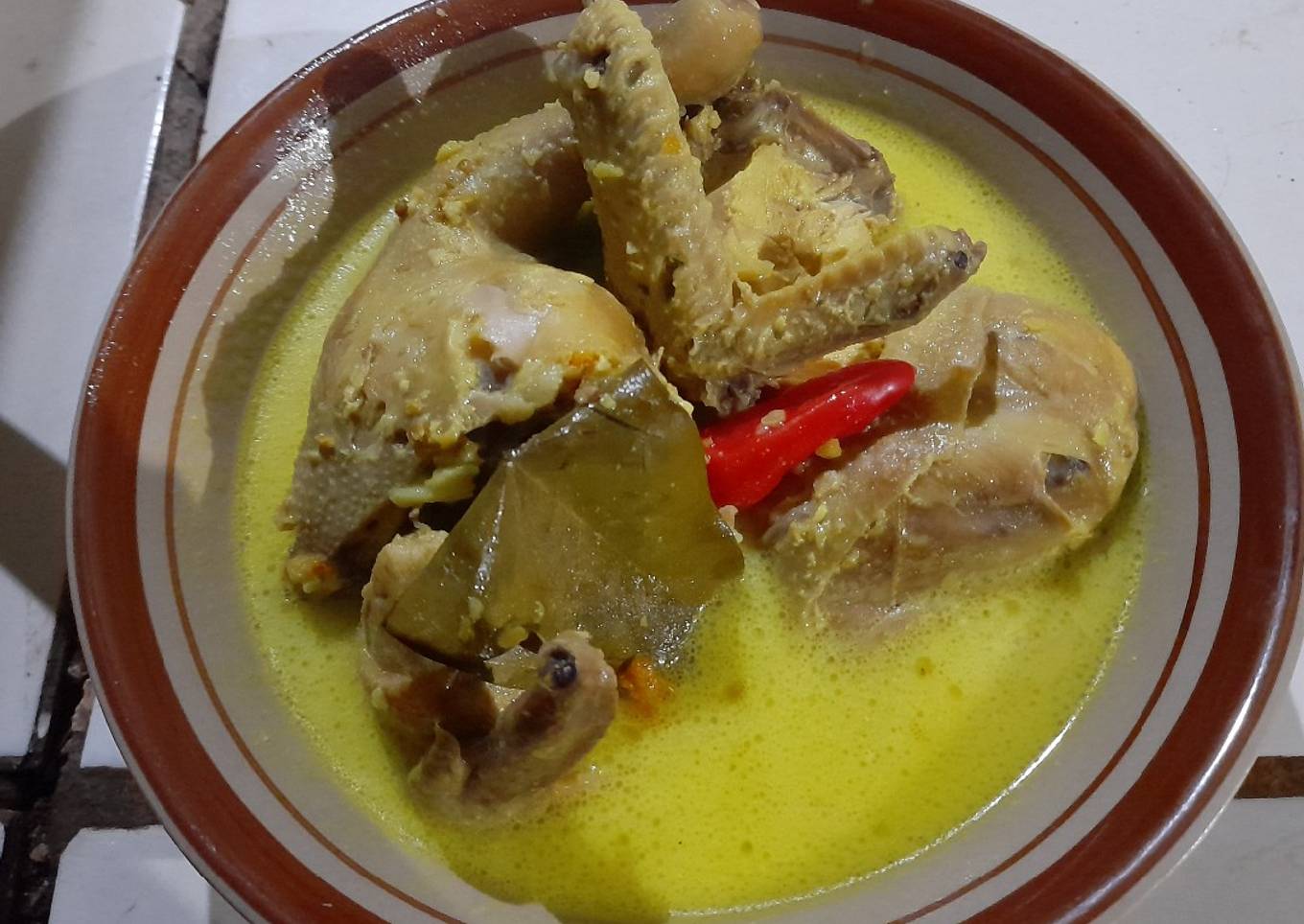 24#Opor Ayam bumbu kuning