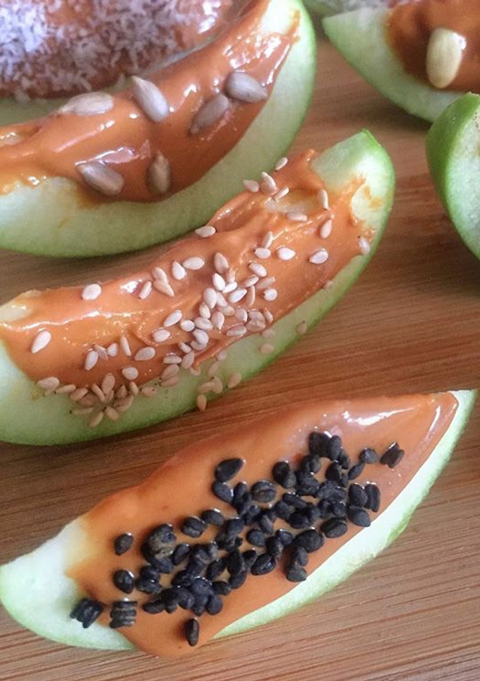 Una foto de Snacks de Manzana 🍏