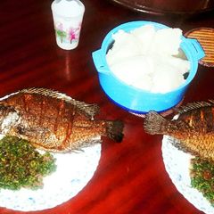 Deep fry fish A picture of Deep fry fish.