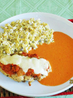 Lecsós csirkemell, kapros - túrós nokedlivel recept fotója