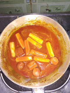 Foto resep Tteokbokki pedas (kue beras khas korea)
