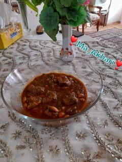 عکسی از دستور خورشت قرمه سبزی