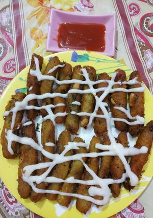 A picture of Crispy cheese potato finger.