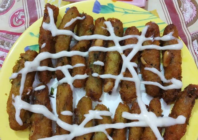 Recipe of Crispy cheese potato finger in A Minutes for Young Wife