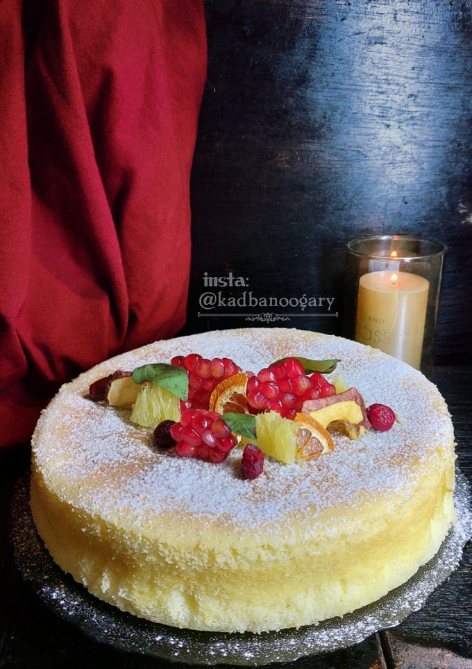 عکسی از دستور چیزکیک ژاپنی (Japanese cheesecake) 🥮