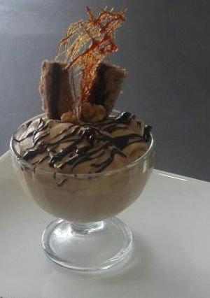 Una foto de Mousse de café