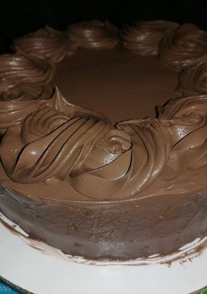 Una foto de Pastel de chocolate