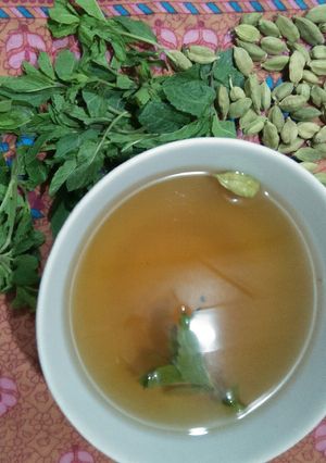 A picture of Jasmine mint aur elaichi qehwa.