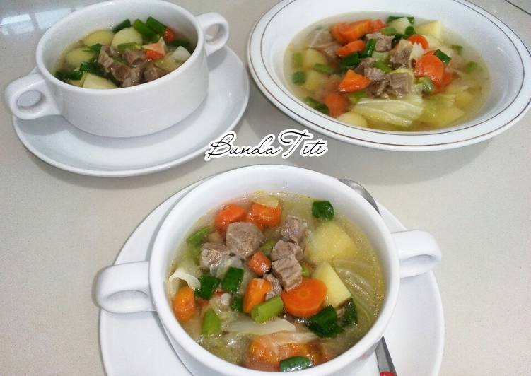 315.Sop Daging Sederhana