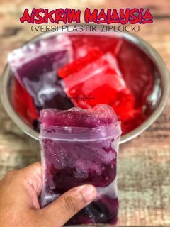 Gambar Aiskrim Malaysia (Versi Plastik Ziplock)