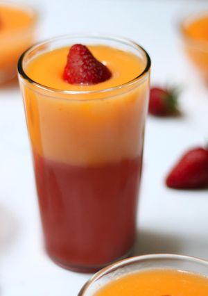 Foto resep Mangga dan strawberry puding