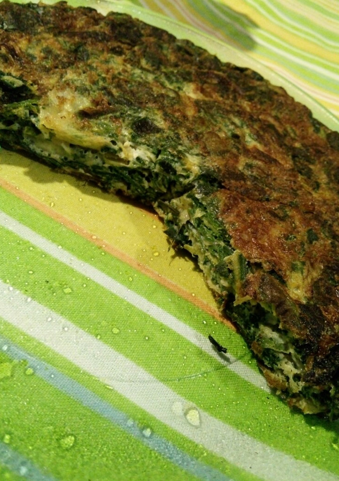 Una foto de Tortilla de Espinacas