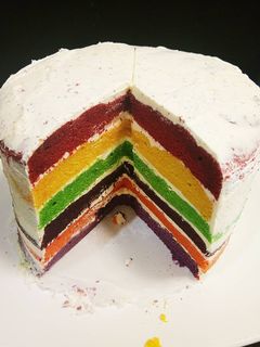 Foto resep Rainbow Cake Versi Steam
