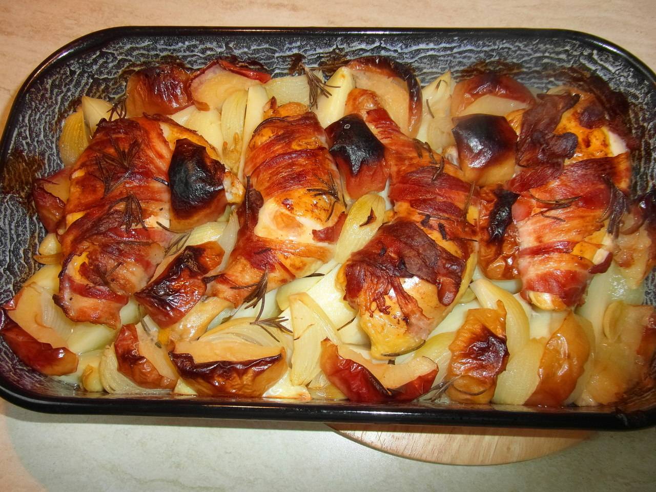 Csirke „Pékné” módra recept recept fotó