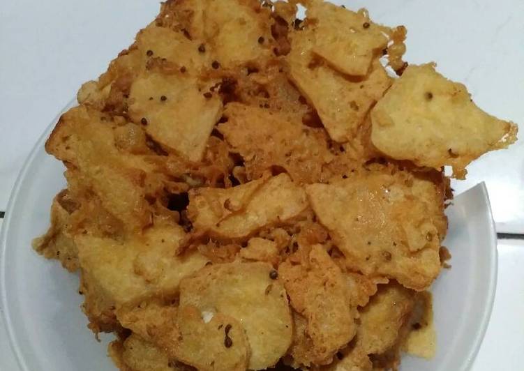 Kripik tahu gurih simple