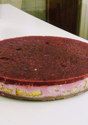 Hình của món Cheese cake berry.