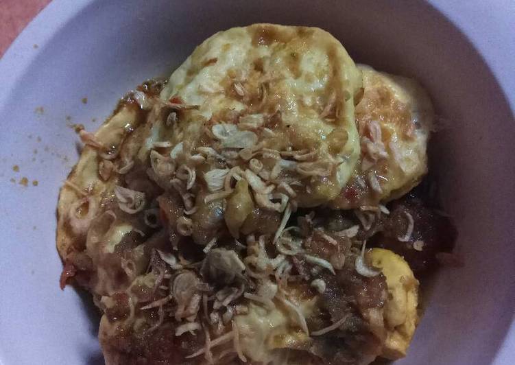 Telur tempe kecap super pedas 😂