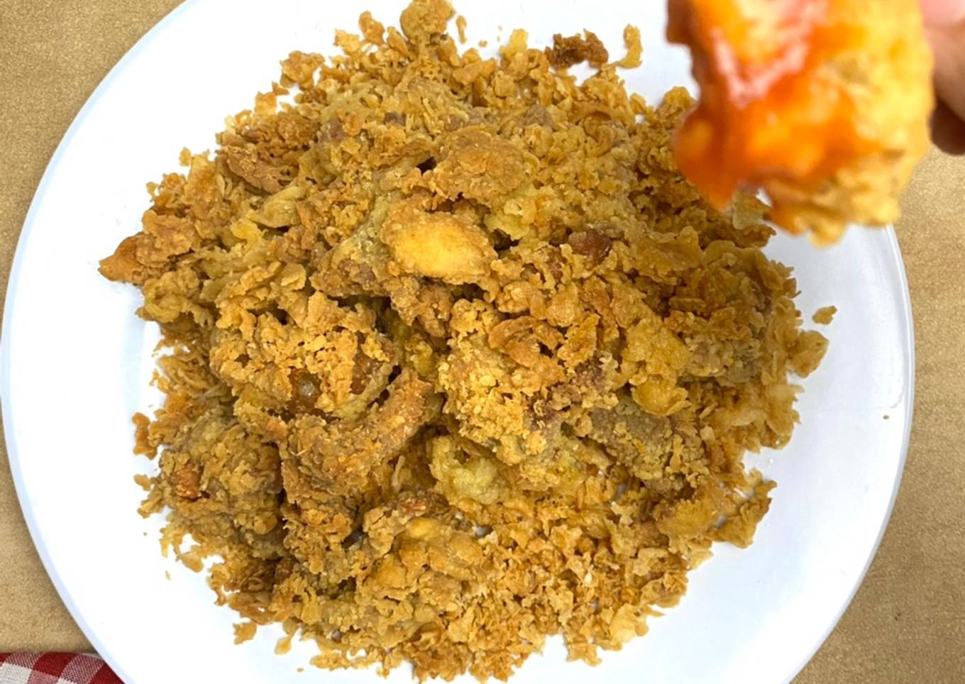 Kulit Ayam Crispy Tepung Homemade
