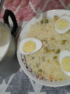 صورة لوصفة المسفوف بالجلبان وخضر على طريقة ولايتى