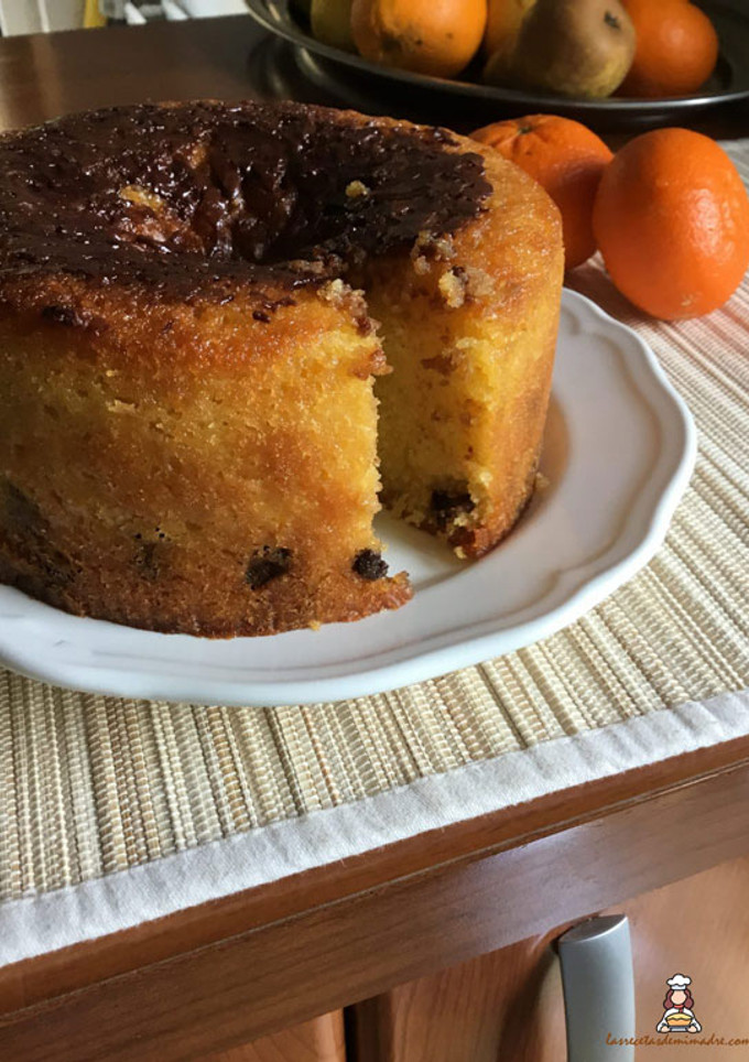 Una foto de Bizcocho de mandarina