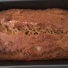 Banana pear oats loaf A picture of Banana pear oats loaf.