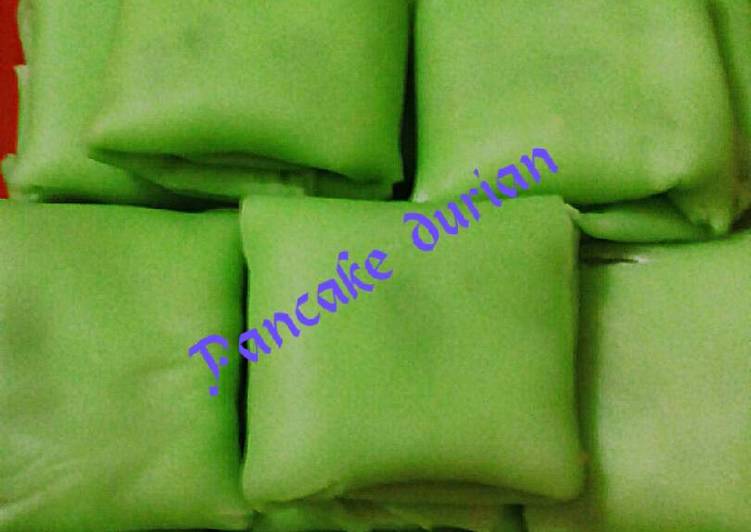 Resep Pancake durian ala aqu Anti Gagal