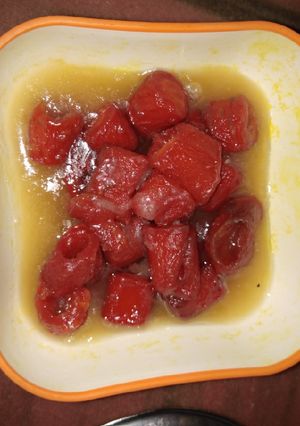 A picture of Gajar ka Murabba.