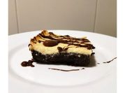 Una foto de cheesecake con eritritol