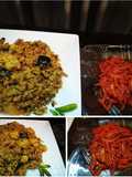 Spicy khichdi with gajar ka achar💕
