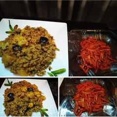 Spicy khichdi with gajar ka achar💕 A picture of Spicy khichdi with gajar ka achar💕.