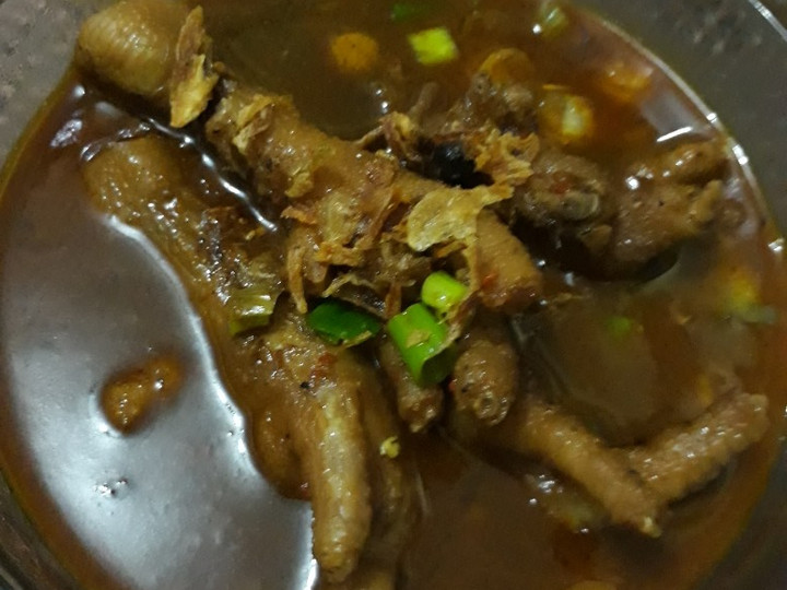 Resep Ceker Bumbu Rawon Anti Gagal