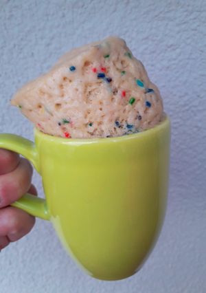 Una foto de Mug cake de vainilla