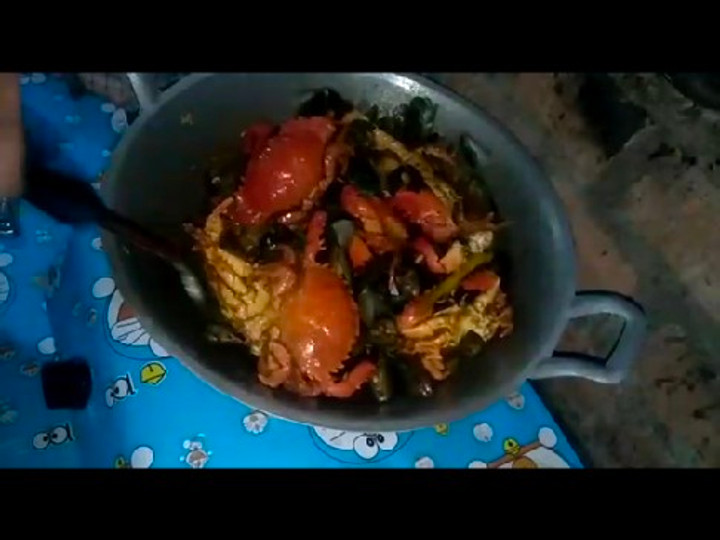 Langkah Mudah untuk Menyiapkan Kepiting kerang hijau saus Padang,makan besar, Menggugah Selera