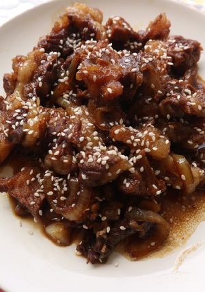 Foto resep Beef teriyaki (daging sapi teriyaki)