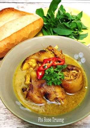 Hình của món Giò Heo Nấu Giả Cầy - Bánh Mì.