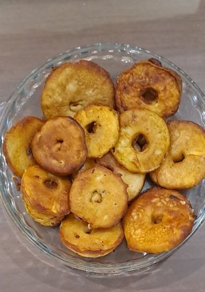 عکسی از دستور دونات سیب