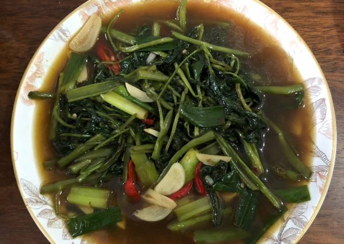 Anti Ribet, Memasak Cah Kangkung Saus Tiram Gampang diBuat Untuk Pemula