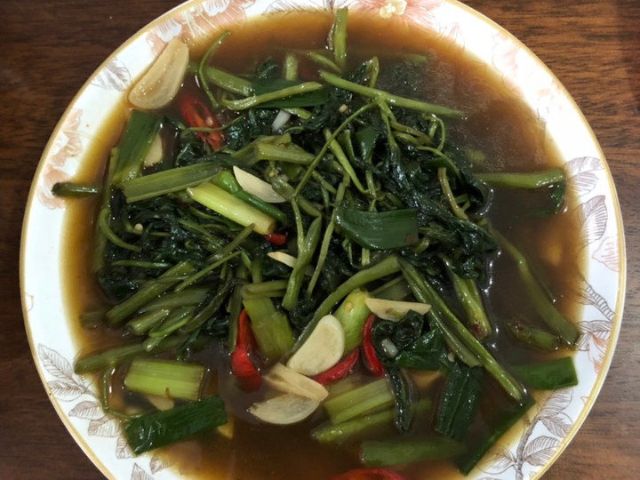 Anti Ribet, Memasak Cah Kangkung Saus Tiram Gampang diBuat Untuk Pemula