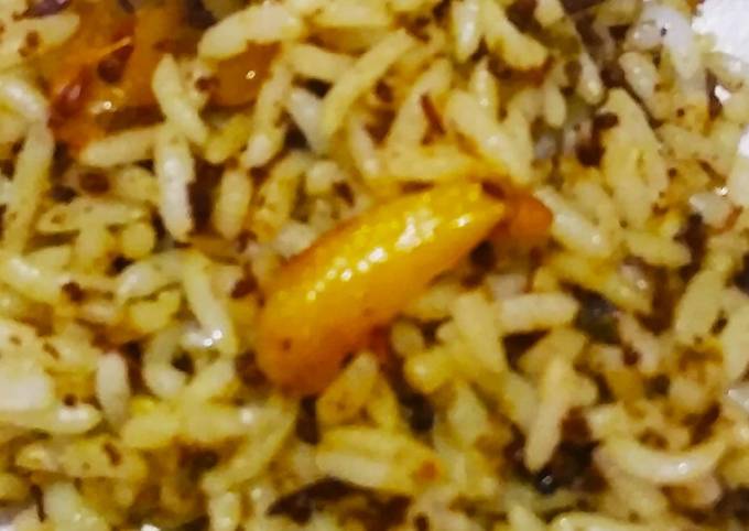 Peeled Ridge gourd fried Rice Recipe by Anusha Vysyaraju - Cookpad