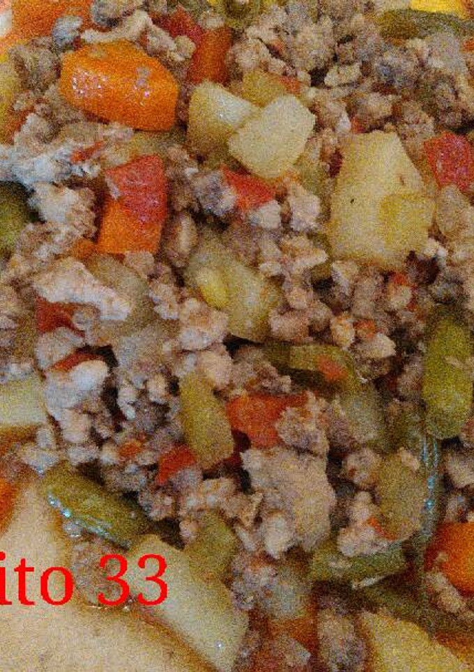 Una foto de Picadillo de res y puerco