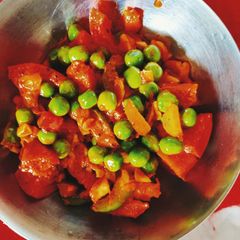 Green peas sabji A picture of Green peas sabji.