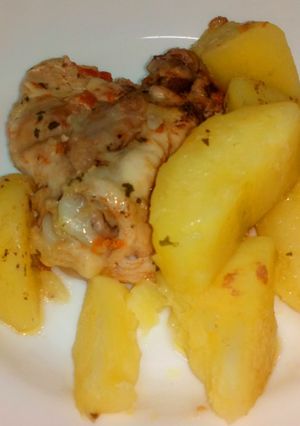 Una foto de Asado de pollo embolsado