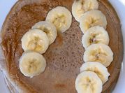 A picture of fruit and nut pancakes