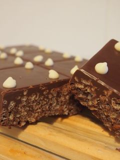 Una foto de Turrón de chocolate crujiente