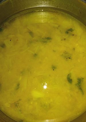 A picture of Red lentil Bengal's style.
